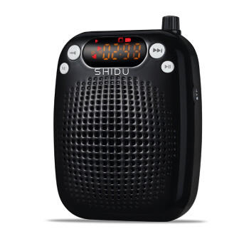 十度S611小蜜蜂扩音器 教师专用讲课扩音机 大音量户外喇叭 导游长续航防啸叫喊话器 无线麦克风 黑色 /数码 /影音娱乐 /音箱/音响 商品图6