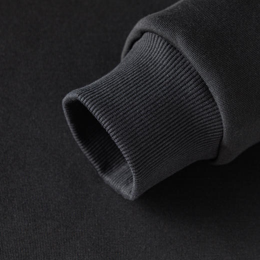 【加绒加厚 蚕丝混纺】罗蒙秋冬男装加绒卫衣男时尚休闲印花字母卫衣男保暖卫衣 商品图6