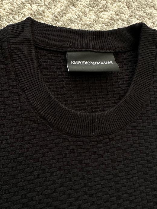 Emporio Armani老钱风提花工艺毛衣针织衫 商品图7