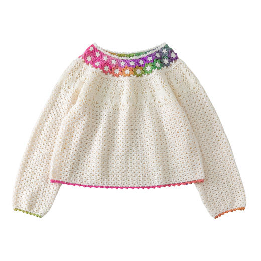 苏苏姐家梦斓圆领套头衫手工diy钩针编织衣服羊毛线团自制材料包 商品图5