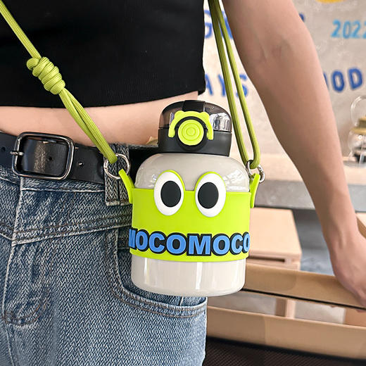 「四款配色！大肚保温杯」新款高颜值吨吨保温杯316不锈钢吸管杯多巴胺儿童水壶大肚水杯餐饮用具 商品图4