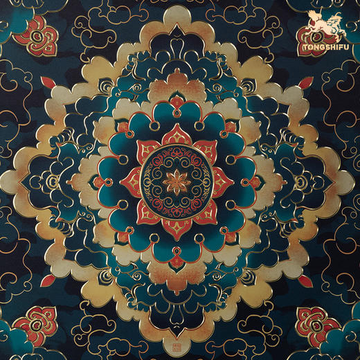 铜师傅 手工錾刻 铜雕画《富贵圆满》客厅玄关沙发背景墙装饰画 商品图4