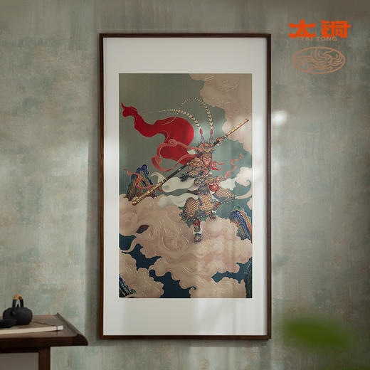 太铜 手工錾刻 铜雕画《福禄齐天》客厅玄关画沙发背景墙装饰画 商品图2