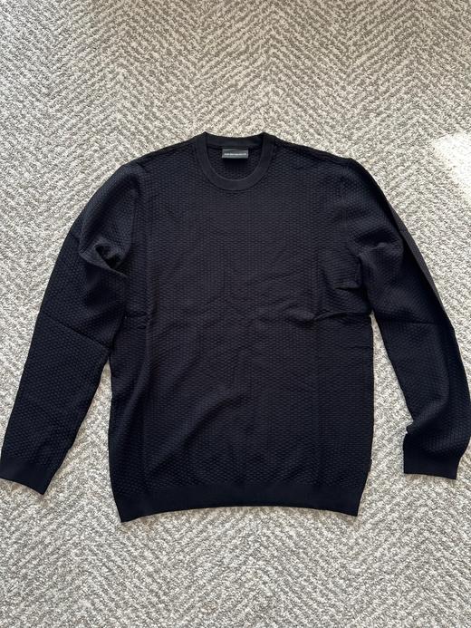 Emporio Armani老钱风提花工艺毛衣针织衫 商品图5