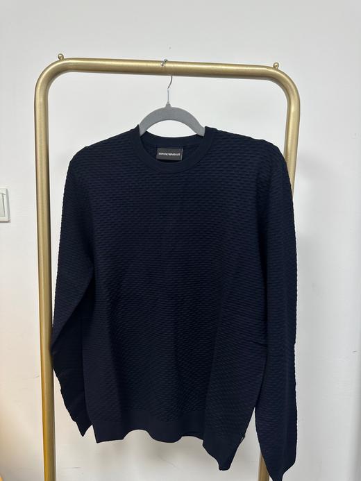 Emporio Armani老钱风提花工艺毛衣针织衫 商品图2