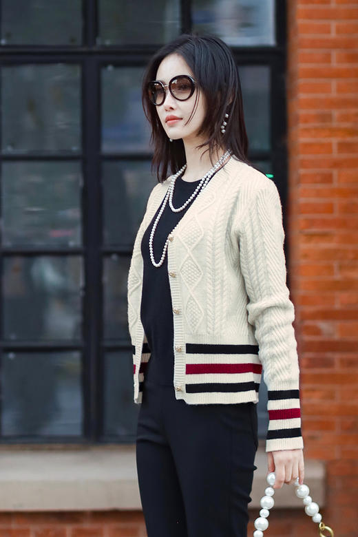 逸红颜明月优选 #老钱静奢风开衫👓【高智派】松弛与知性，简约不失高级 商品图6