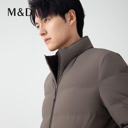 【名盾】立领休闲羽绒服，温暖轻便，压胶锁绒不钻绒M0DL25679B 商品图3