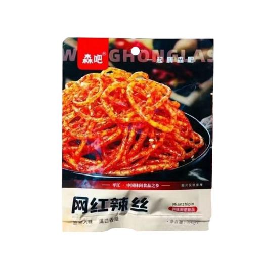 森吧 网红辣丝调味面筋制品 65g/包 商品图2