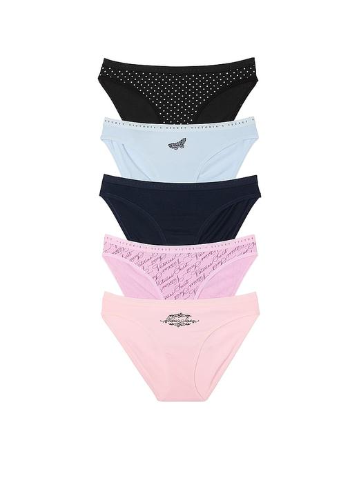 VS维秘Cotton Stretch Bikini内裤5条装 商品图0