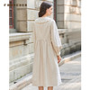 Famecoco范可儿连衣裙纯棉娃娃领高腰文艺女装长裙FAB8FA011 商品缩略图2