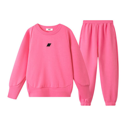 男女童高街风圆领卫衣套装秋季新款安奈儿童装EM431550 商品图6