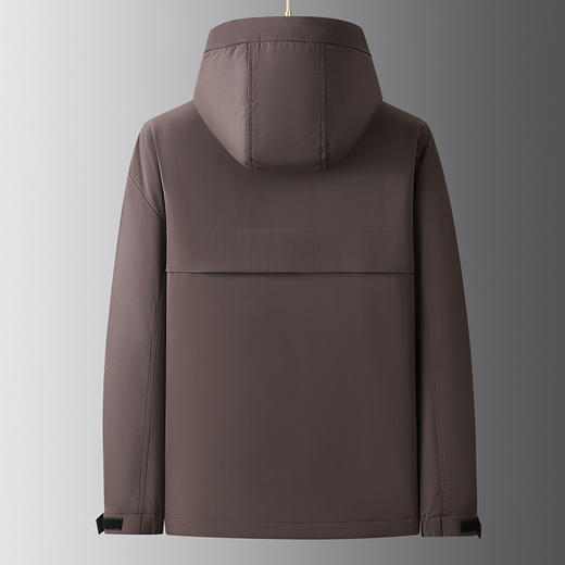 【新款DDP】大依优型大码棉服棉衣连帽加绒外套加肥加大上衣男士外套胖子 商品图1