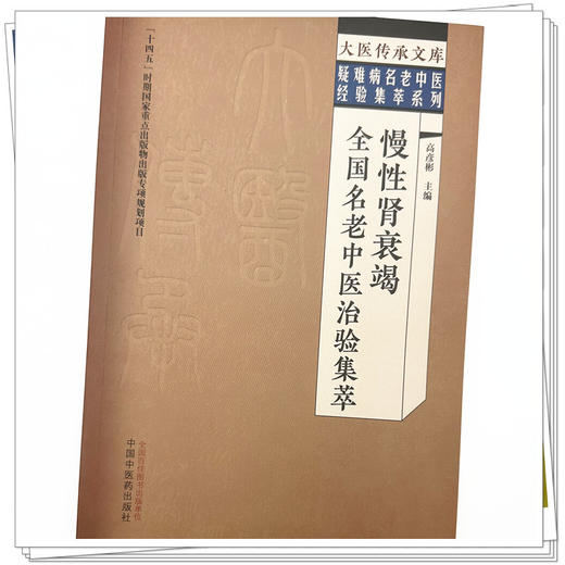 慢性肾衰竭全国名老中医治验集萃 高彦彬 主编 中国中医药出版社 大医传承文库.疑难病名老中医经验集萃系列 商品图3