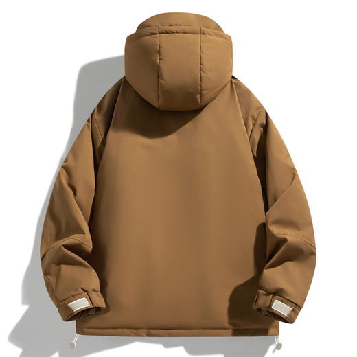 【石墨烯】【新款DXC】大依优型大码连帽棉服保暖棉衣加厚加肥加大上衣男士外套胖子潮款 商品图7