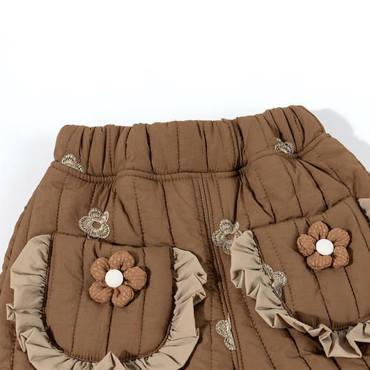 贝贝怡童装儿童棉裤小童秋冬保暖加厚长裤子2024冬季新款女童冬装ZB4DK025 商品图4