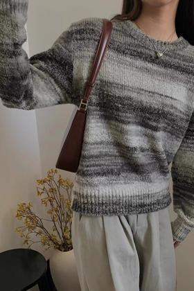 LNNNS 自然韩版条纹针织上衣 19070