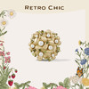 Garden of Eden 伊甸园系列 | 伊甸园繁花圆形胸针 商品缩略图0