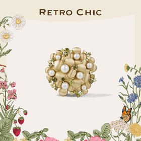 Garden of Eden 伊甸园系列 | 伊甸园繁花圆形胸针