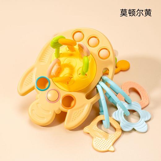 贝恩施婴儿手指拉拉乐宝宝牙胶磨牙防吃手新生小月龄口欲期玩具 商品图2