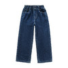 【显瘦高腰设计，舒适喇叭版型】女童裤子春秋新款 儿童深蓝牛仔裤 初秋长裤 女孩大童秋季阔腿裤-QQ 商品缩略图4