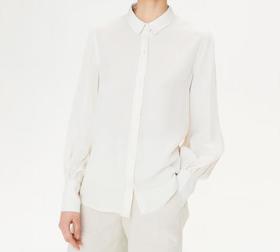 法国AIGLE女长袖衬衫粉白色AD774