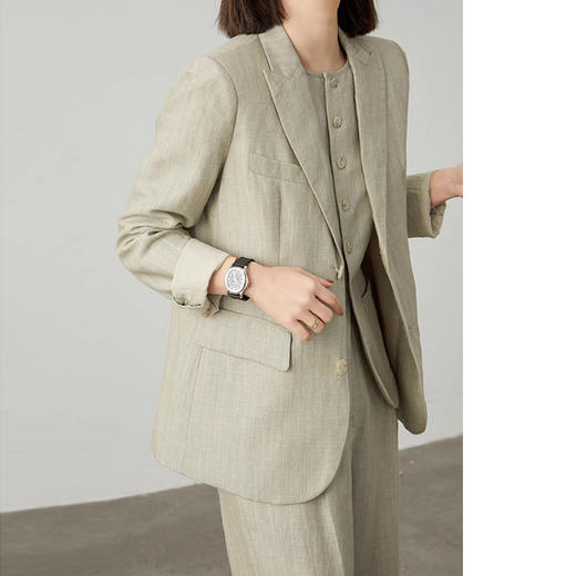 裁缝学苑AQ377西装外套纸样马甲直筒裤套装三件套裤子版型图纸 商品图5