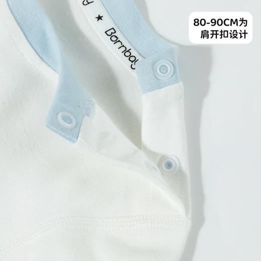 贝贝怡童装儿童家居服套装纯棉2024新款秋冬内搭保暖全棉高腰长裤ZB3DT098 商品图8