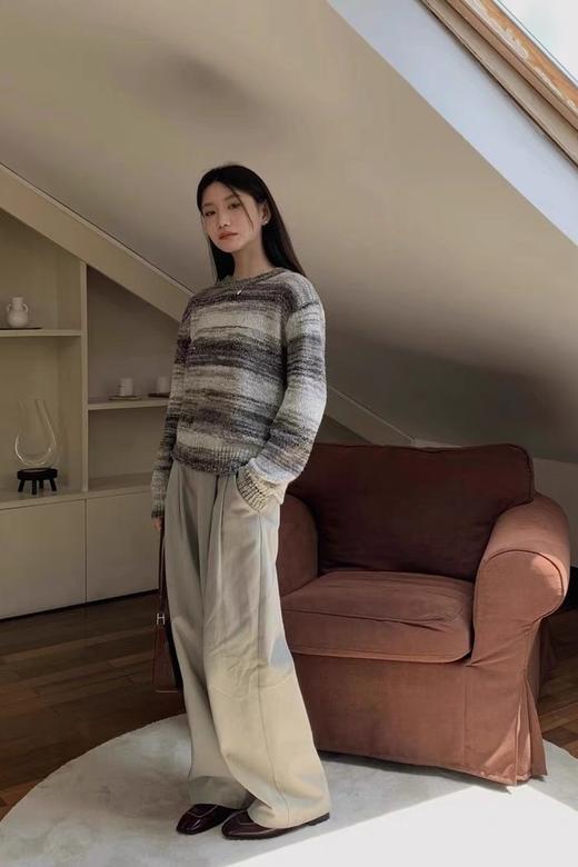 LNNNS 自然韩版条纹针织上衣 19070 商品图4