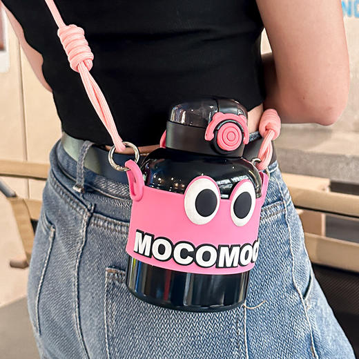 「四款配色！大肚保温杯」新款高颜值吨吨保温杯316不锈钢吸管杯多巴胺儿童水壶大肚水杯餐饮用具 商品图5