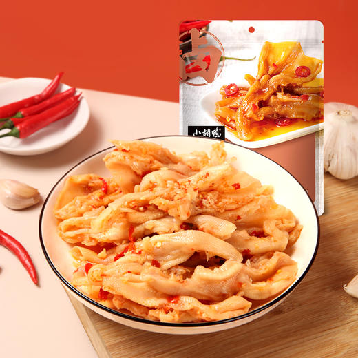 荆州 小胡鸭 香辣味去骨鸭掌150g 商品图0