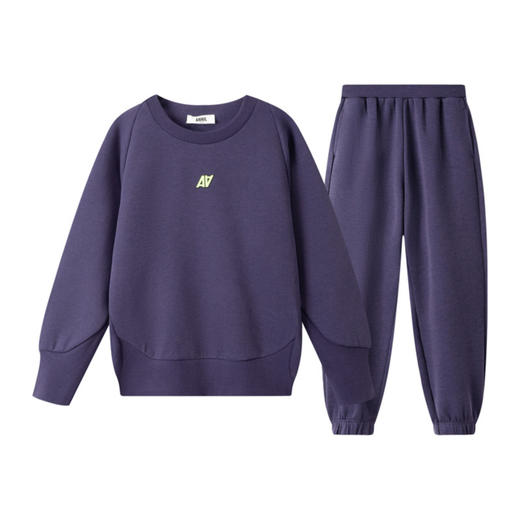 男女童高街风圆领卫衣套装秋季新款安奈儿童装EM431550 商品图8