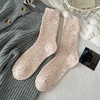 【日系中筒百搭袜】秋冬点子纱堆堆袜日系中筒袜百搭彩点布标袜加厚羊毛保暖复古袜子。ry 商品缩略图6