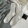 【日系中筒百搭袜】秋冬点子纱堆堆袜日系中筒袜百搭彩点布标袜加厚羊毛保暖复古袜子。ry 商品缩略图9