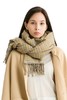 SUMMER & SAGE 复古感双面呢格纹围巾 842 商品缩略图0