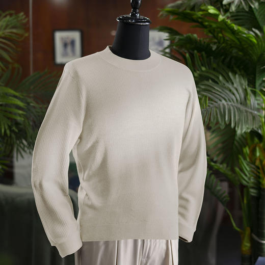 24新款秋冬男士山羊绒/羊毛/桑蚕丝混纺 针织毛衣 多款多色可选 商品图11