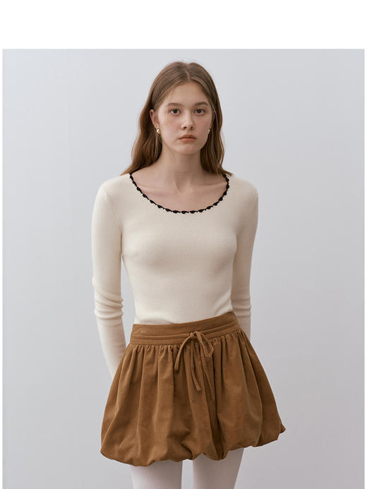 Teenie Weenie小熊字母毛衣女冬季毛衫TTKW248C52H 商品图2