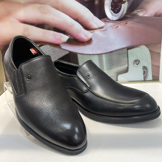 皮尔卡丹商务加绒皮鞋 商品图0