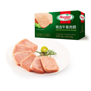荷美尔（Hormel）精选低温午餐肉300g即食早餐三明治香肠肉肠烧烤火锅食材方便速食 商品图2