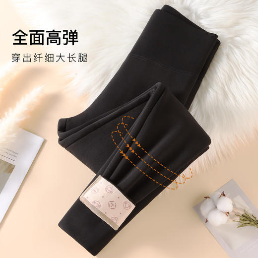 【含100%绵羊毛】600g加厚女士打底裤防风抗寒棉裤芭比裤女士加厚芭比裤 商品图5