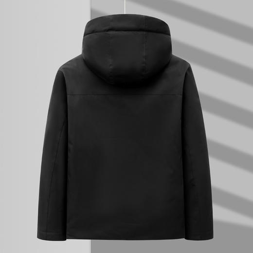 【三防石墨烯】【可拆卸帽】【新款DXC】大依优型大码连帽棉服保暖棉衣加厚加肥加大上衣男士外套胖子潮款 商品图1