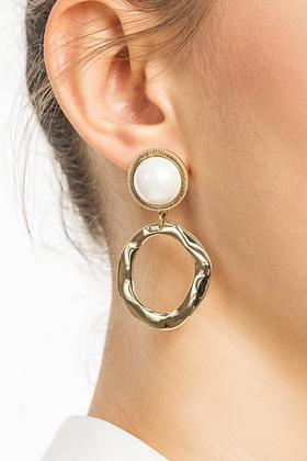 AVA 几何元素复古耳环 3809