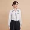 EITIE爱特爱撞色经典利落通勤百搭衬衫秋季新款C2409408 商品缩略图3