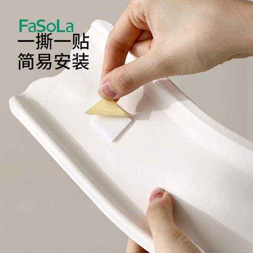 FaSoLa香薰U型马桶坐垫防水粘贴式坐便垫可爱加厚带提手通用马桶垫 商品图6