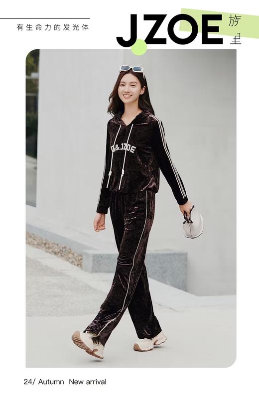 族里J.ZOE女装 时尚休闲窄版阔腿裤9E33K3415 商品图1