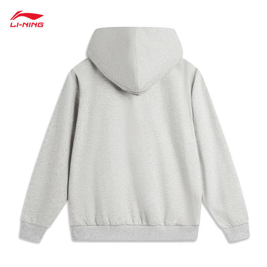 李宁卫衣男都市学院风时尚刺绣宽松连帽运动上衣AWDU615 商品图3