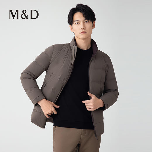 【名盾】立领休闲羽绒服，温暖轻便，压胶锁绒不钻绒M0DL25679B 商品图1