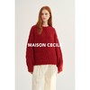 MAISON CECILE奶白/红经典款高克重羊毛点点针织毛衣 商品缩略图2