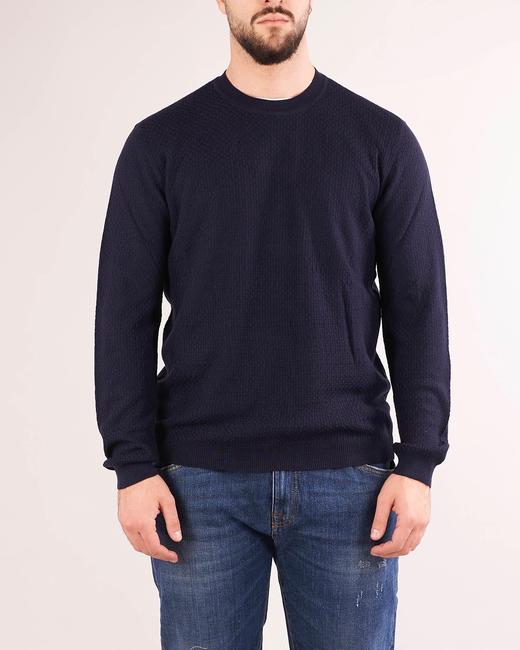 Emporio Armani老钱风提花工艺毛衣针织衫 商品图1