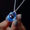 天空蓝 托帕石项坠 商品缩略图2