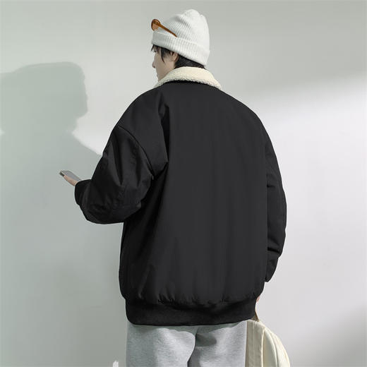 【新款DXC】大依优型大码翻领棉服保暖棉衣加厚加肥加大上衣男士外套胖子潮款 商品图1